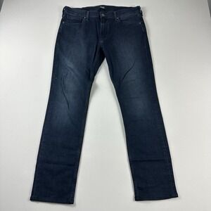 Paige Lennox Jeans Mens 34x29 Blue Slim Straight Stretch USA Pants
